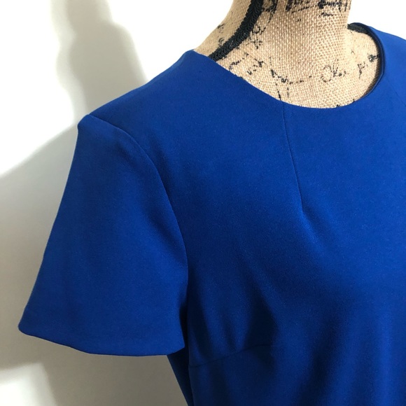 NWT! Tommy Hilfiger Cobalt Blue Dress Size 14 - Picture 12 of 12